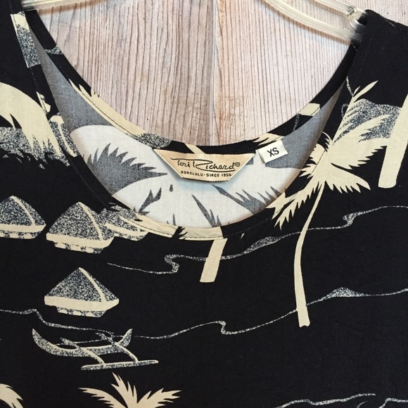 Vintage Tori Richards Dress Midi XS - Picture 3 of 9